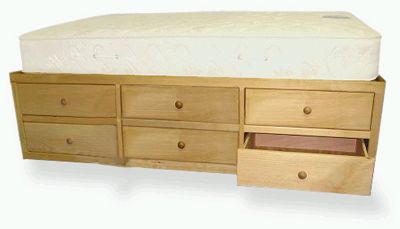 12-Drawer Queen Storage Bed by Delroc Furniture