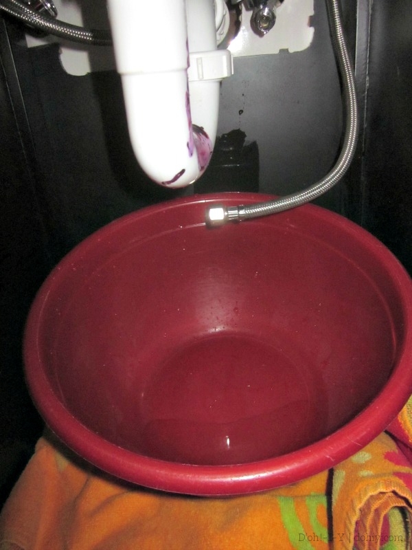 Faucet draining