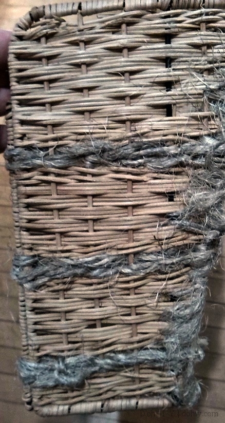basket with rope