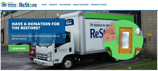 ...and the Habitat Restore is the destination for extra house parts, cabinetry, lighting and hardware.