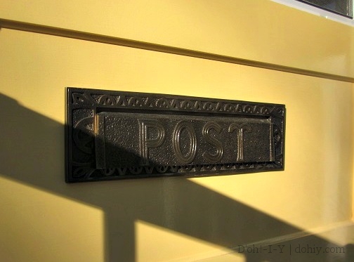 Flata Basket To Be A Mail, Garage Door Mail Slot Catcher