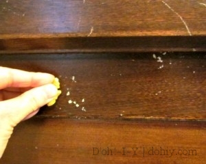 How to Use a Walnut to Touch Up Wood Finishes | D'oh!-I-Y