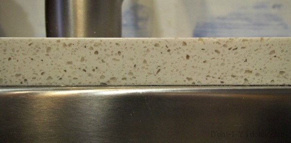 Chip In The Edge Of A Quartz Countertop, Chipped Granite Countertop Edge Repair